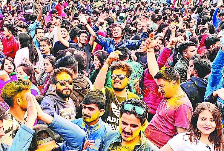 ढालपुर में खेली फूलों की होली, नाटी डाली