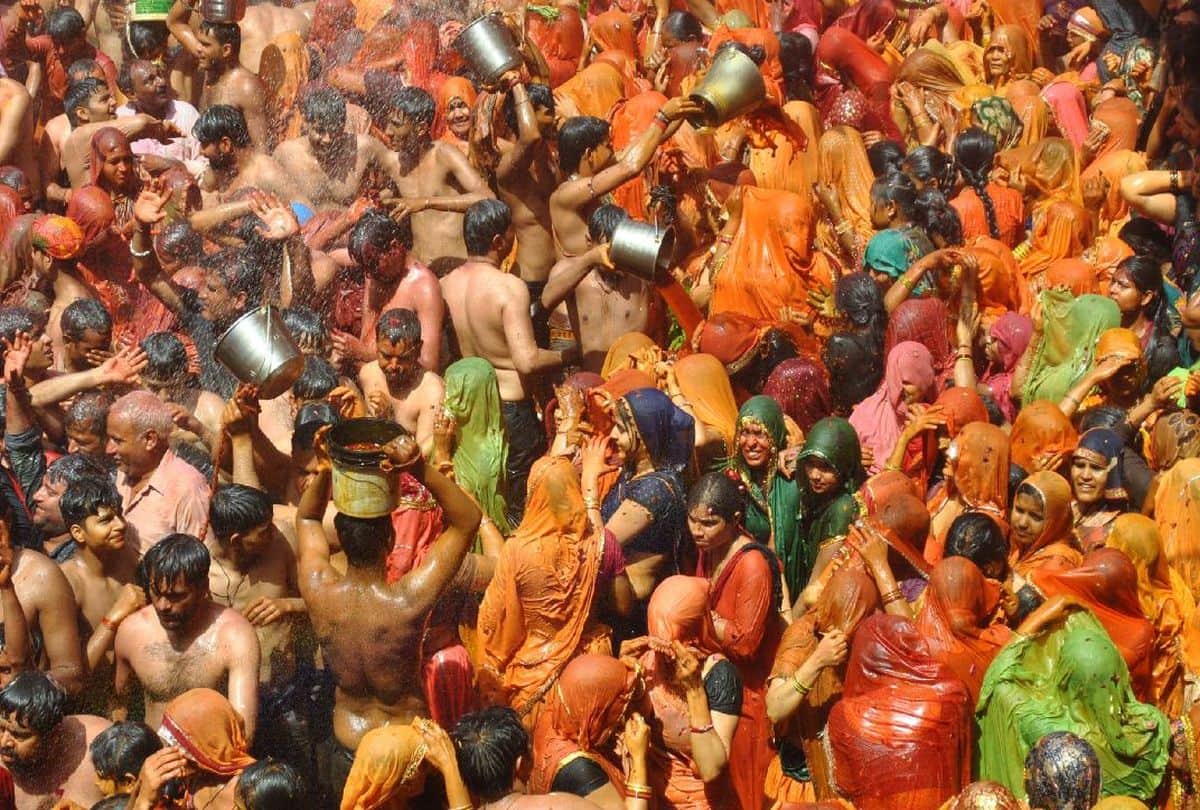 dauji ka huranga in baldev mathura holi 2019