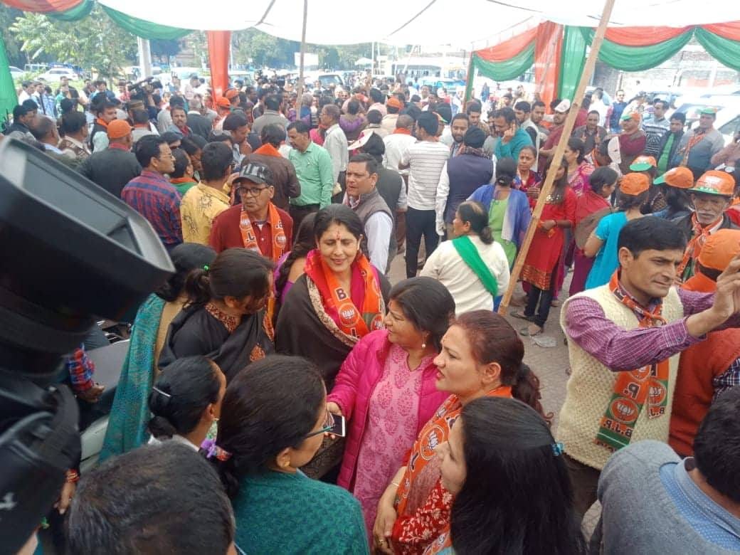 Lok sabha elections 2019 mala rajya laxmi shah file nomination