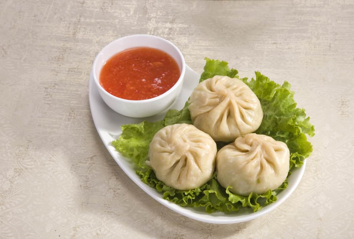 Momos dish How come from tibet to india