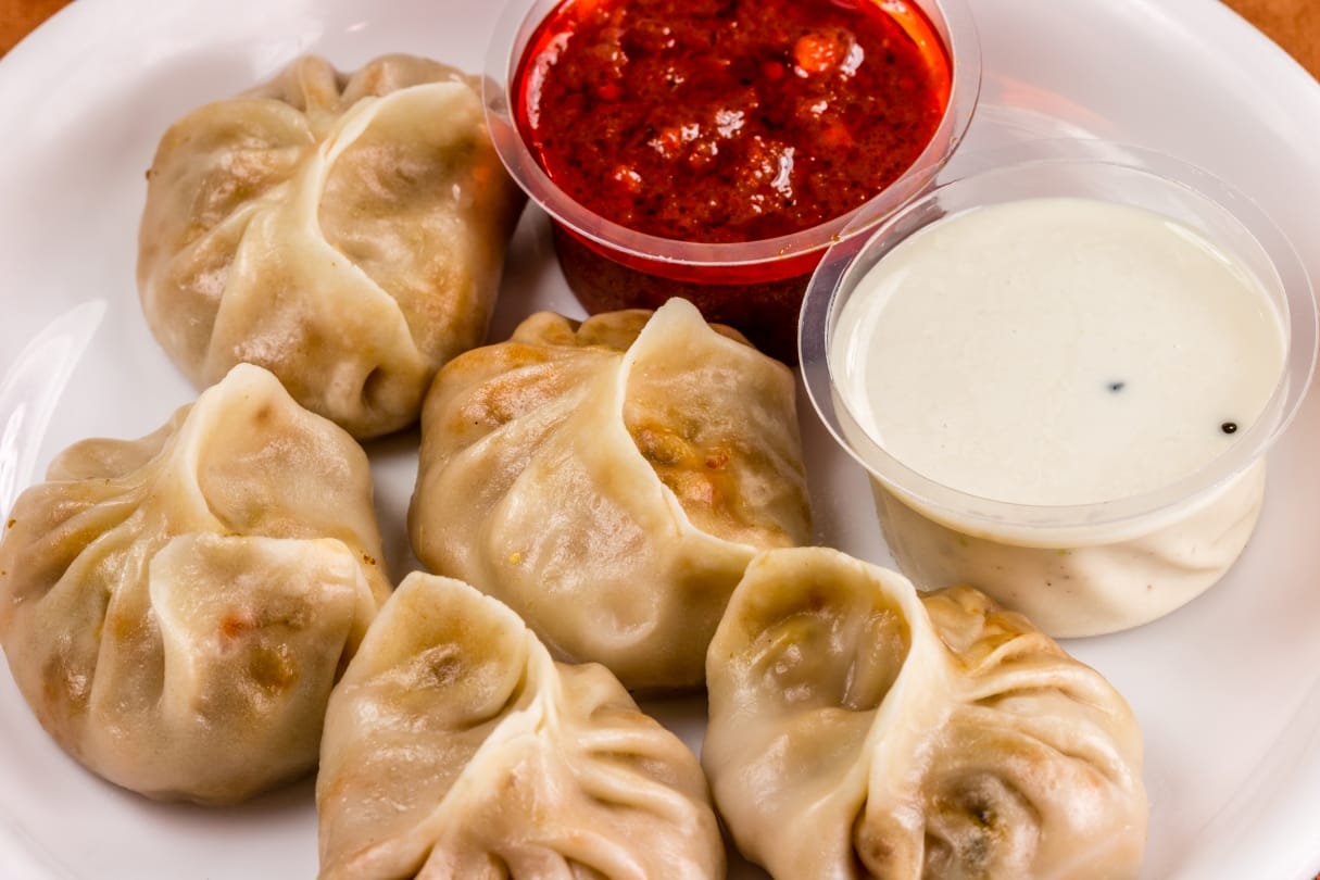 Momos dish How come from tibet to india