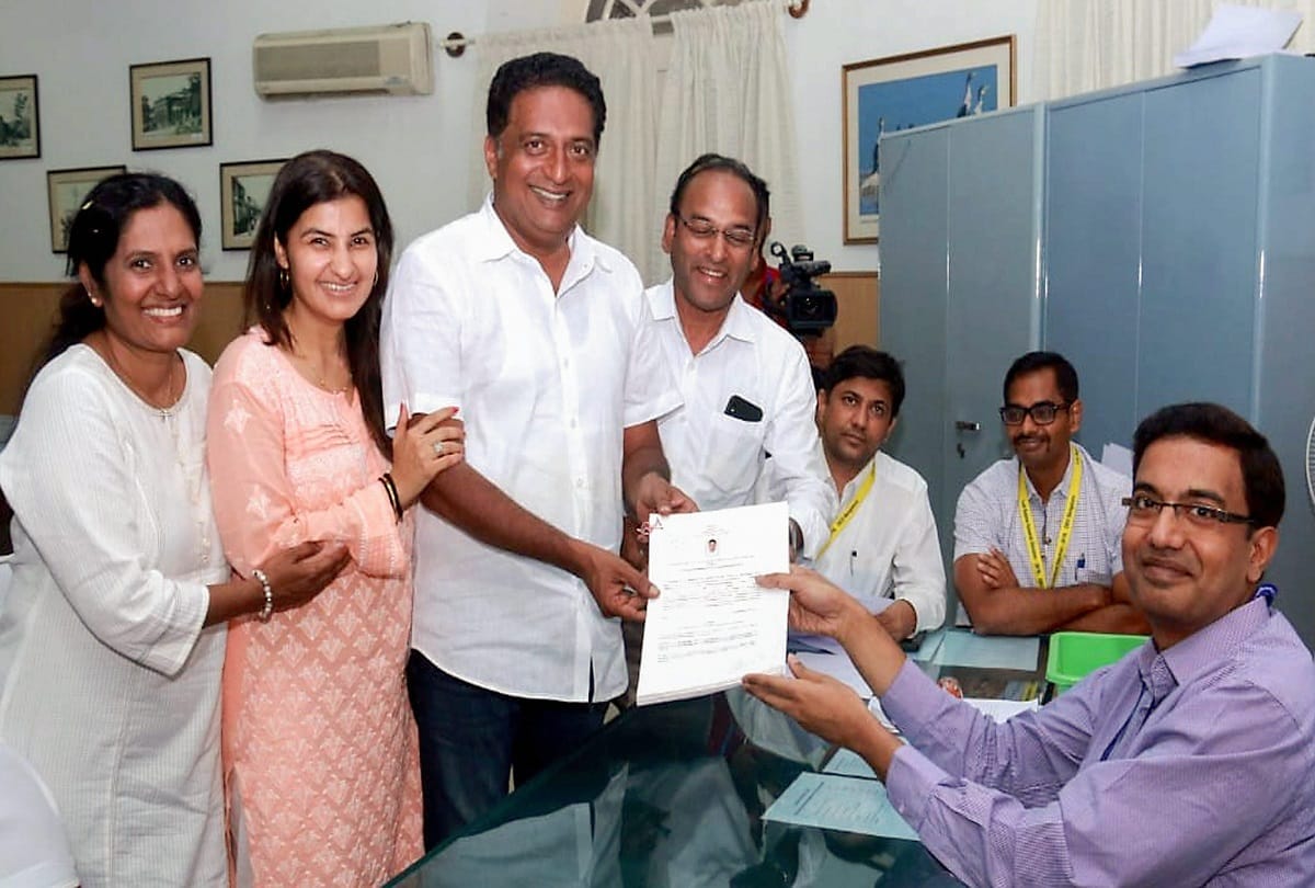 Lok Sabha Election 2019: Prakash Raj Nara Lokesh and others file nomination