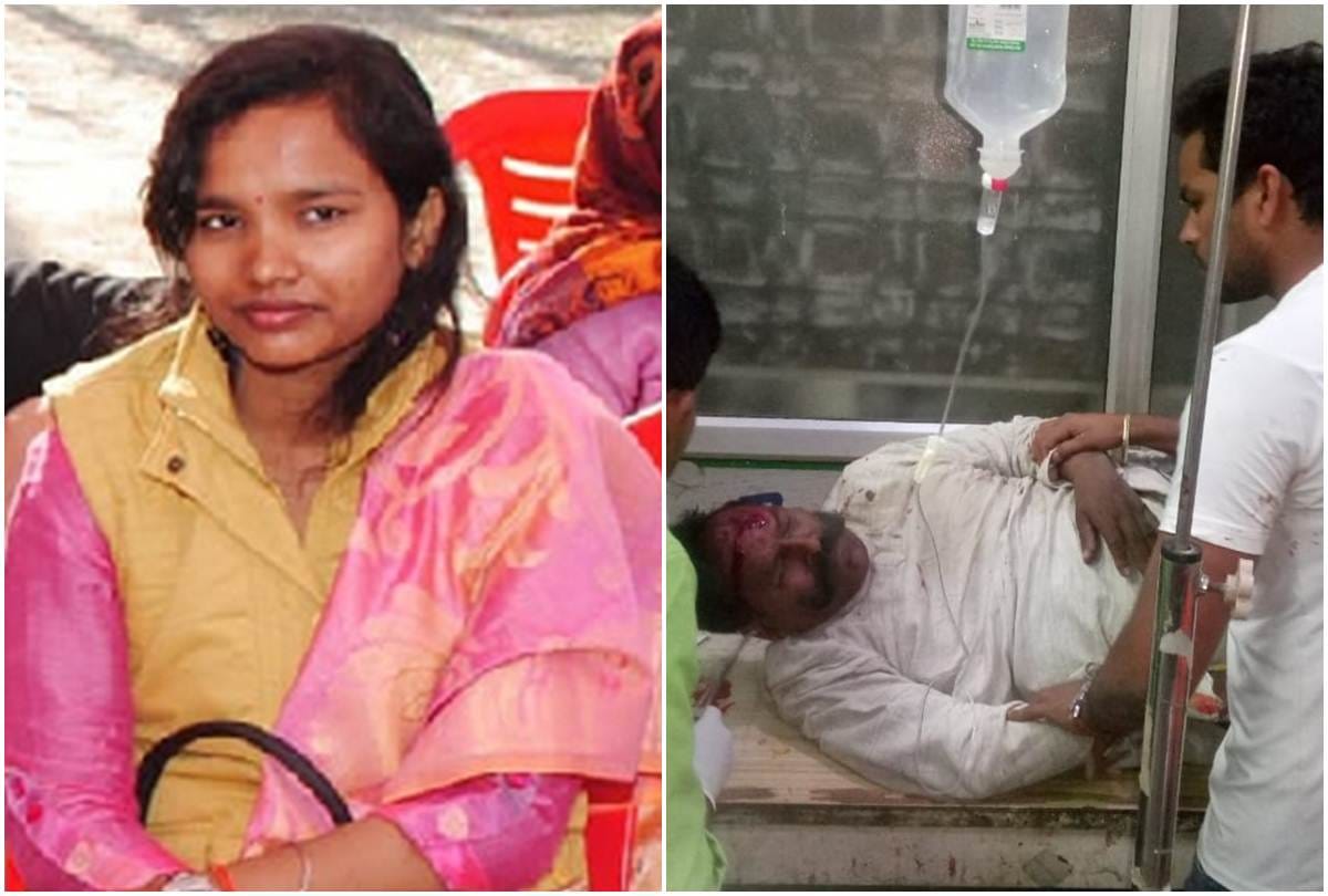 Jeep crushed five including Secretary Kiran Yadav