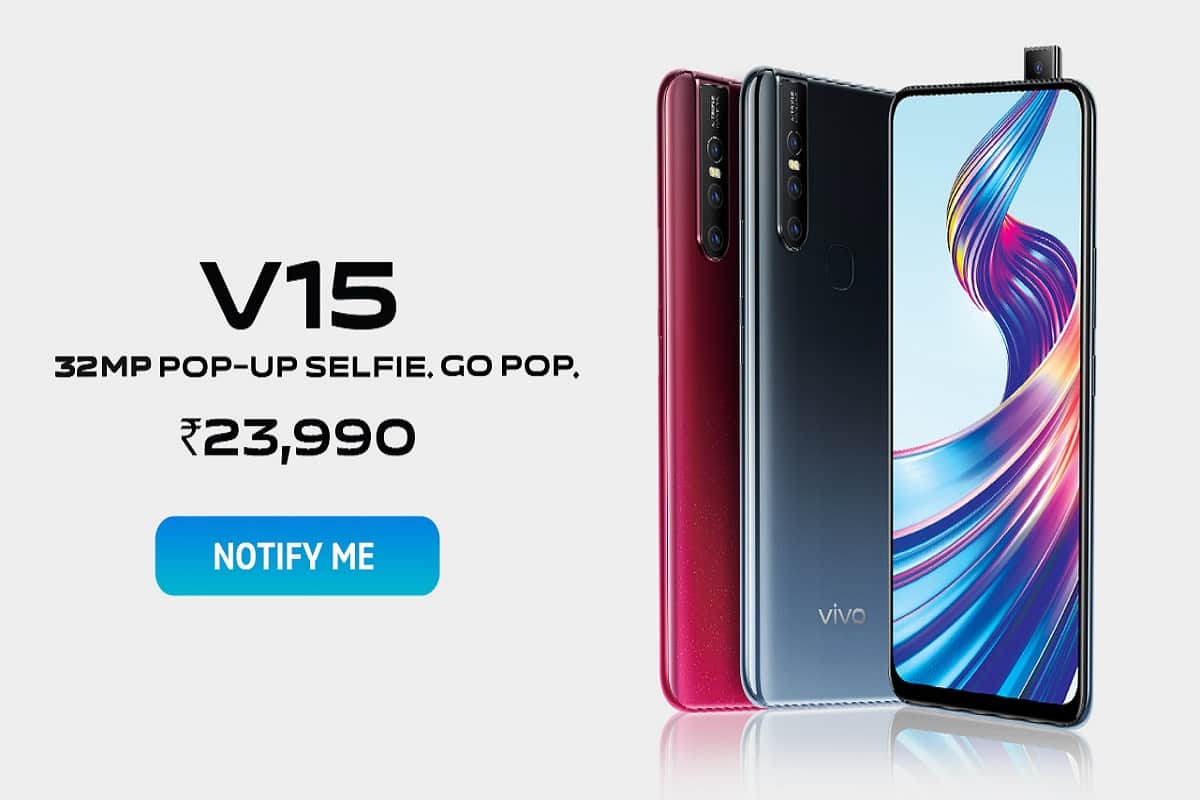 Vivo V15 sale begins in India, Know price and specifcations