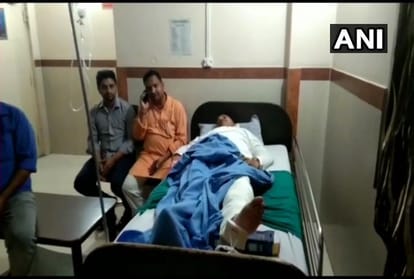 Stage collapsed during BJP's holi milan programme in Sambhal