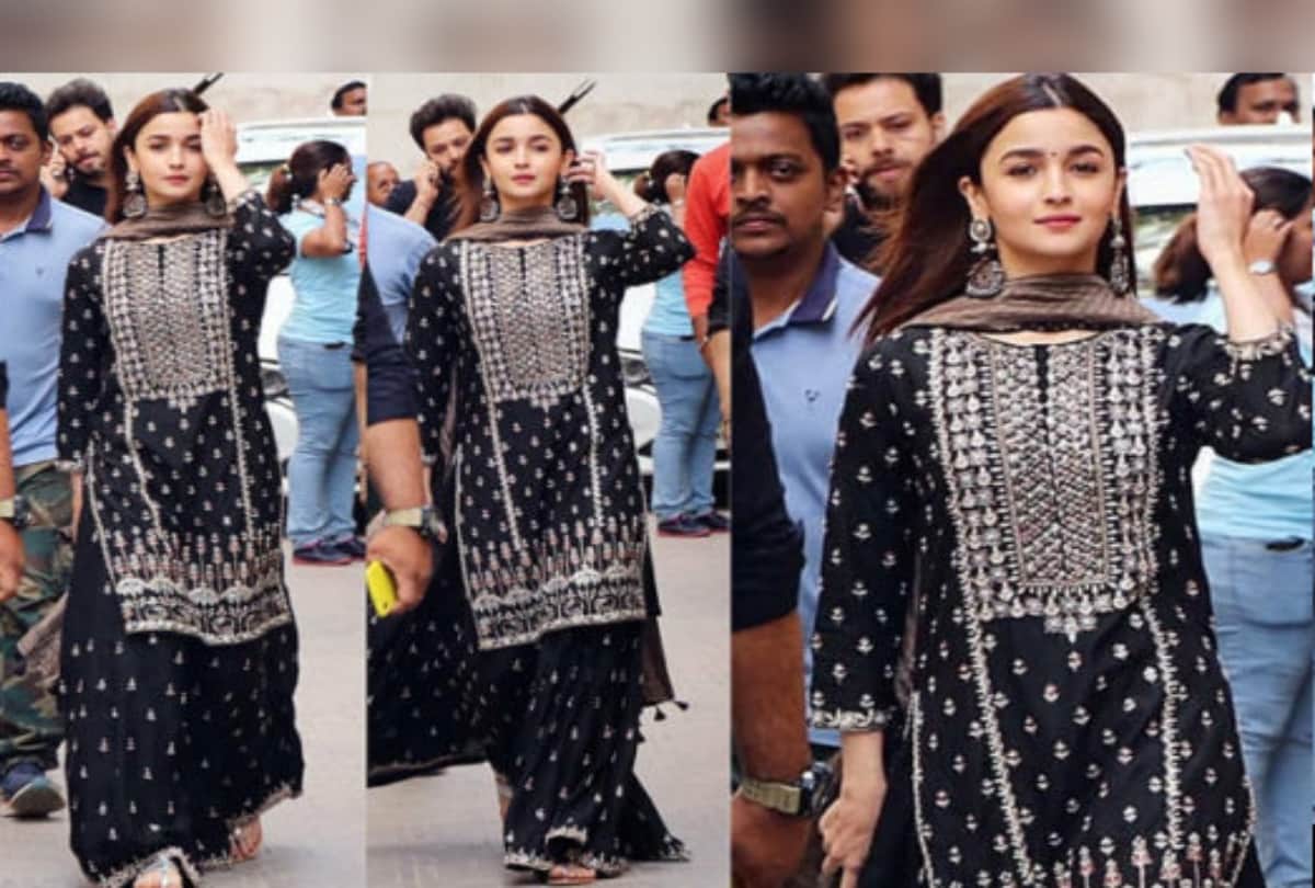 Alia Bhatt looks gorgeous in black sharara