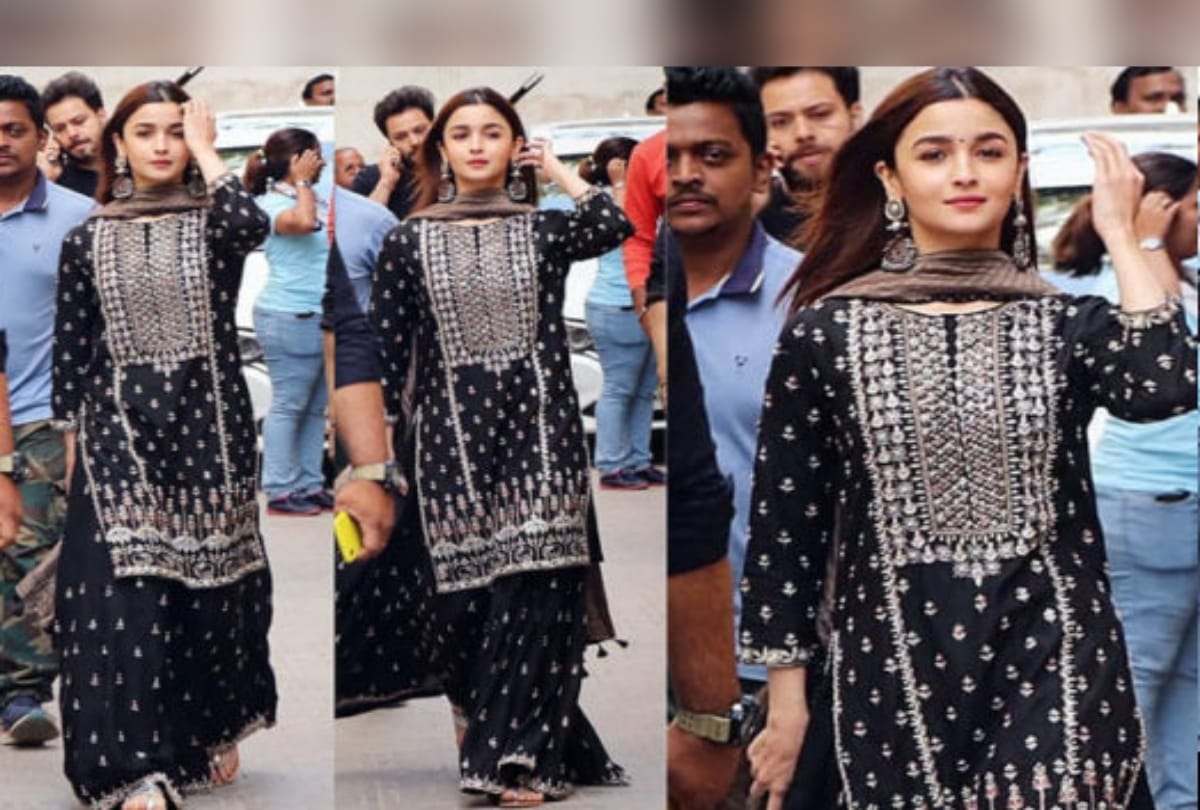 Alia Bhatt looks gorgeous in black sharara