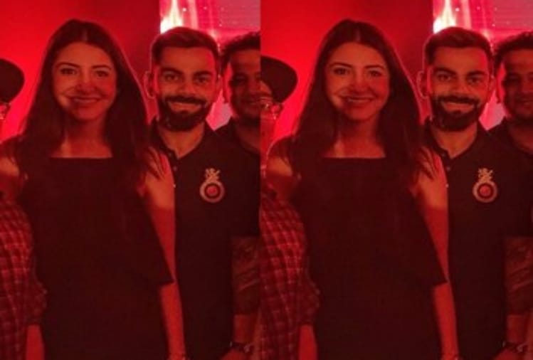 anushka sharma and virat kohli relax before ipl 2019 match