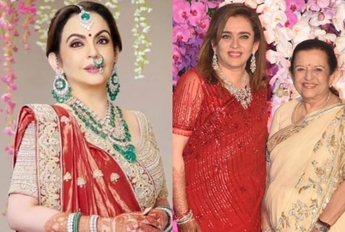 nita ambani sister mamta dalal and mother purnima dalal here pictures