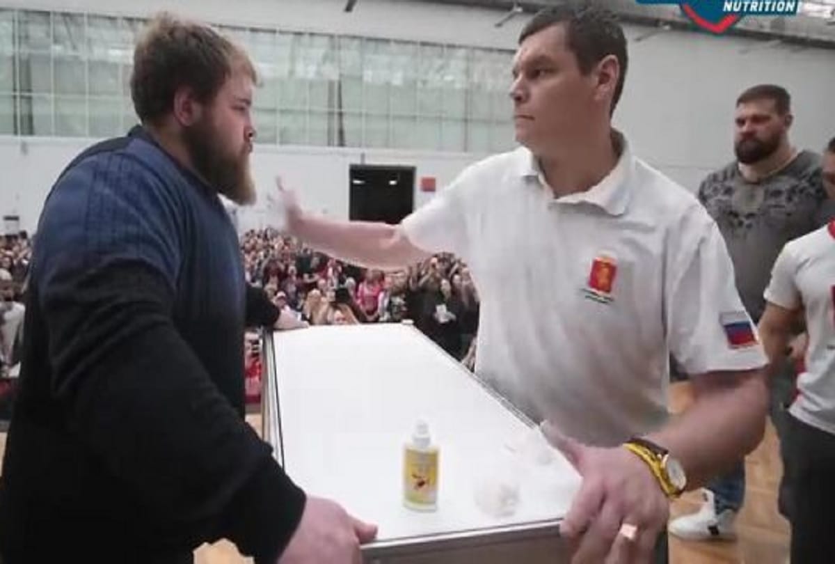bizarre Russian slap competition each other hard and win video viral of slapping championship 