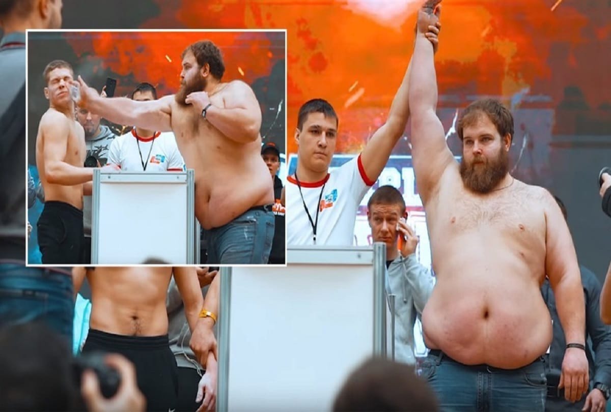 bizarre Russian slap competition each other hard and win video viral of slapping championship 