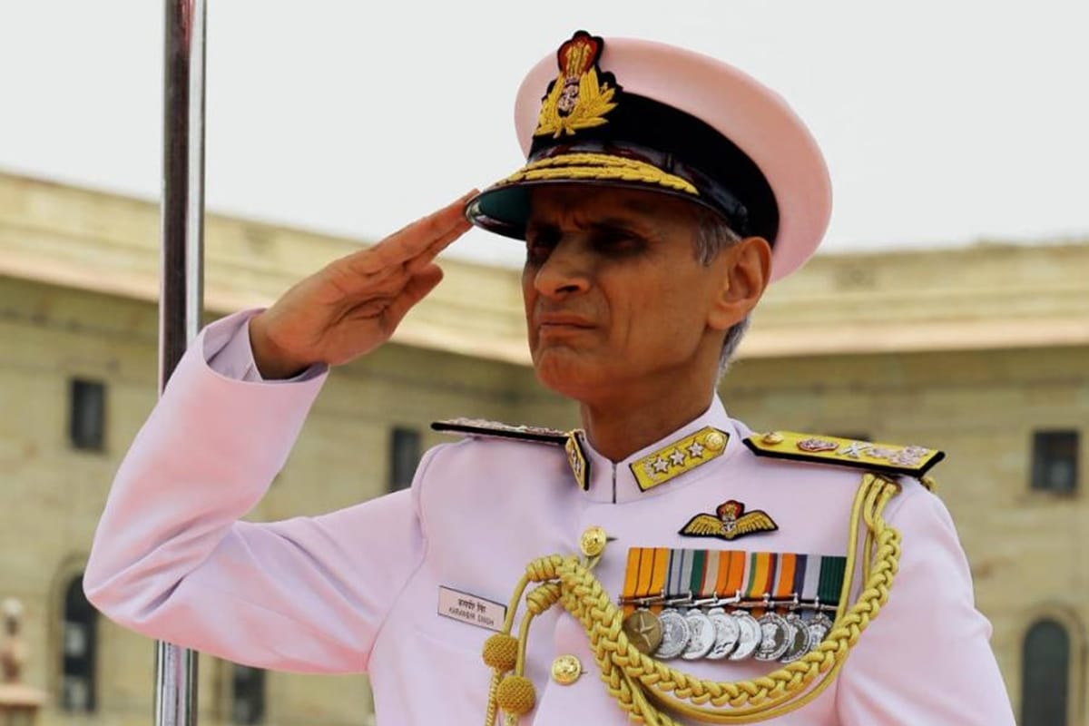 Karambir Singh permission to take charge as Naval Chief
