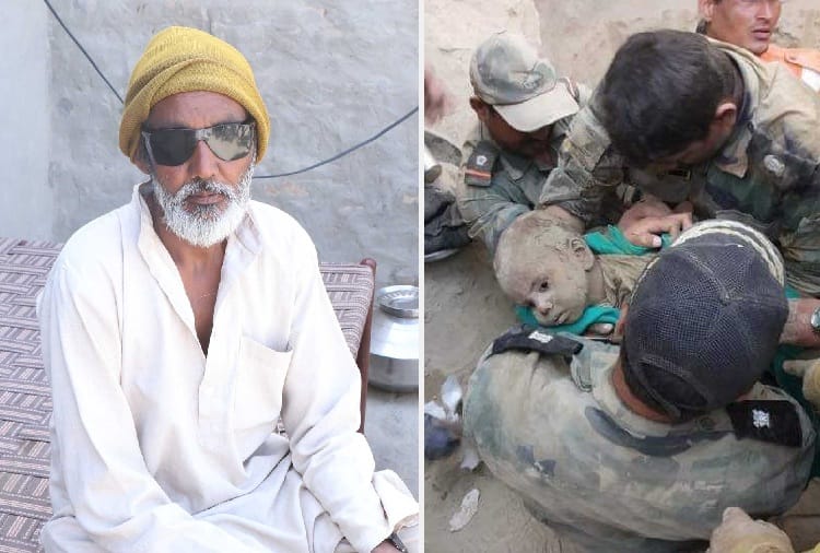 18 month old nadeem Rescued from 60 feet deep borewell in hisar of haryana