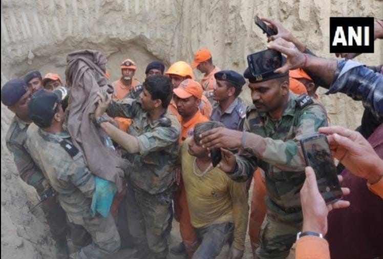 18 month old nadeem Rescued from 60 feet deep borewell in hisar of haryana