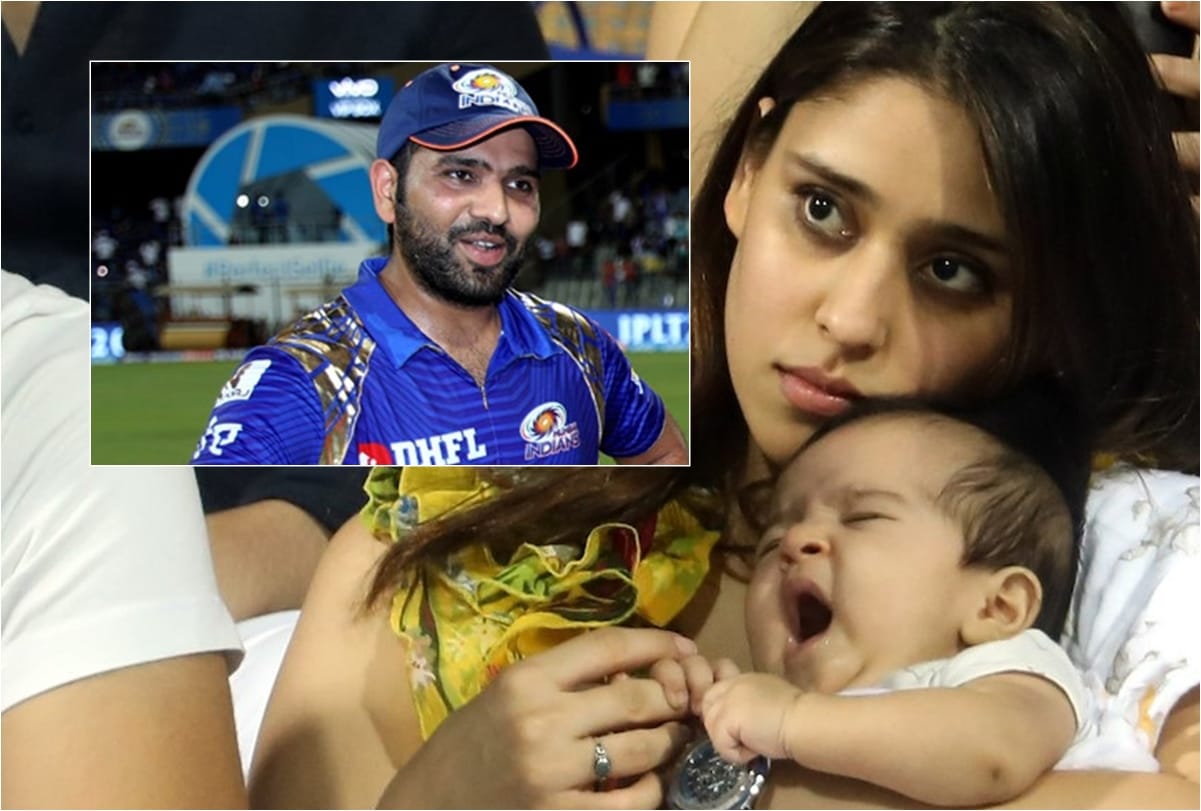 IPL2019: When Daughter Samaira came to watch Dad Rohit Sharma match at Wankhede stadium