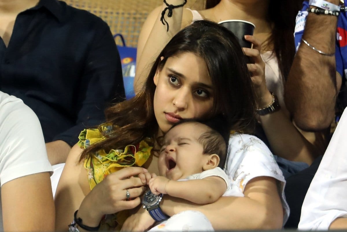 IPL2019: When Daughter Samaira came to watch Dad Rohit Sharma match at Wankhede stadium