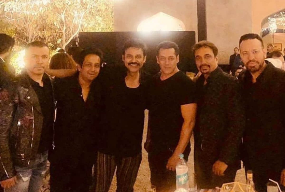 salman khan attends Telugu actor venkatesh daughter aashritha wedding