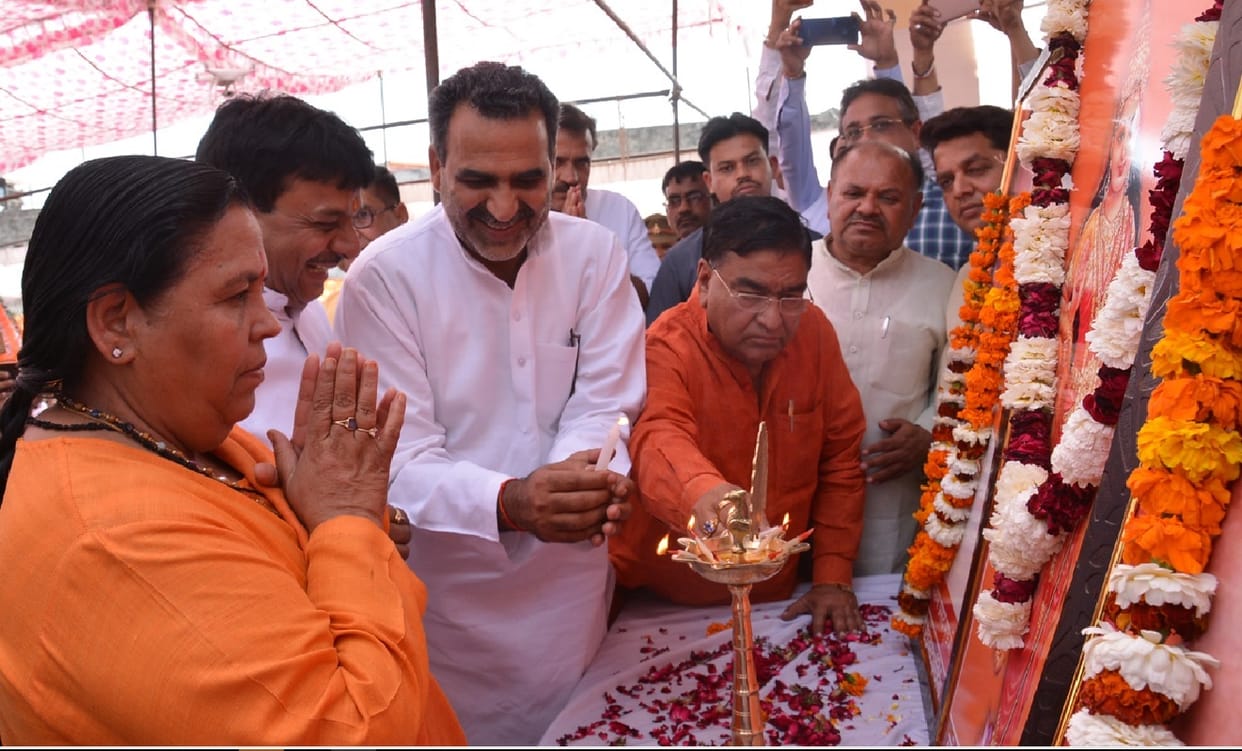 Khattauli MLA Vikram Saini in Muzaffarnagar public meeting