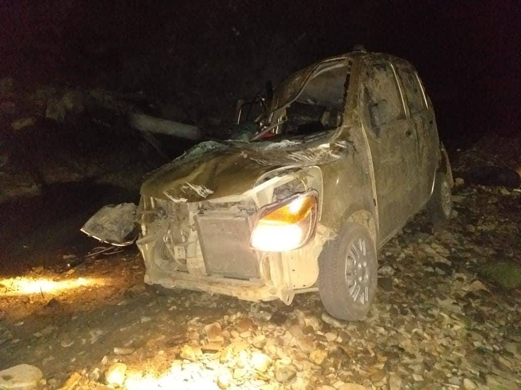 Civil engineer death in car accident in nainital