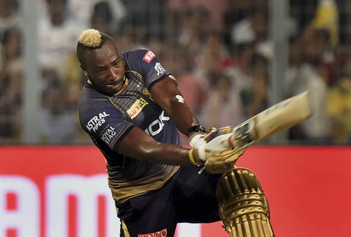 andre russel clean bold on mohammed shami yorker umpire said no ball