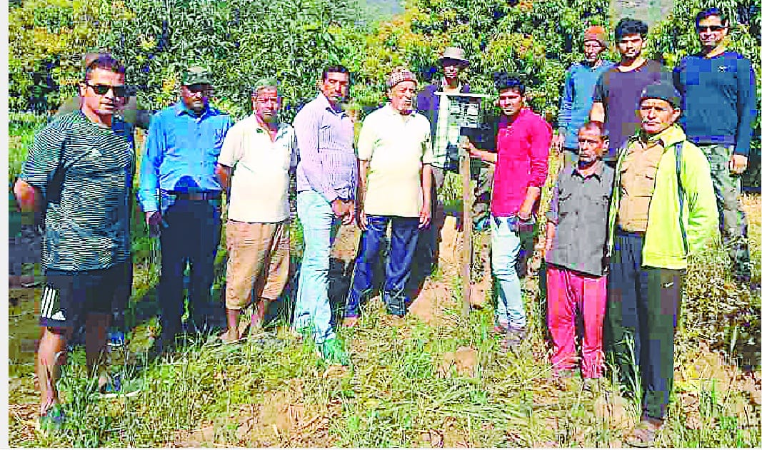 Arrangements are done to stop animal to enter in village