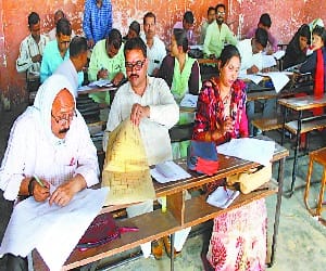 4.38 lakh copies checked at four centers