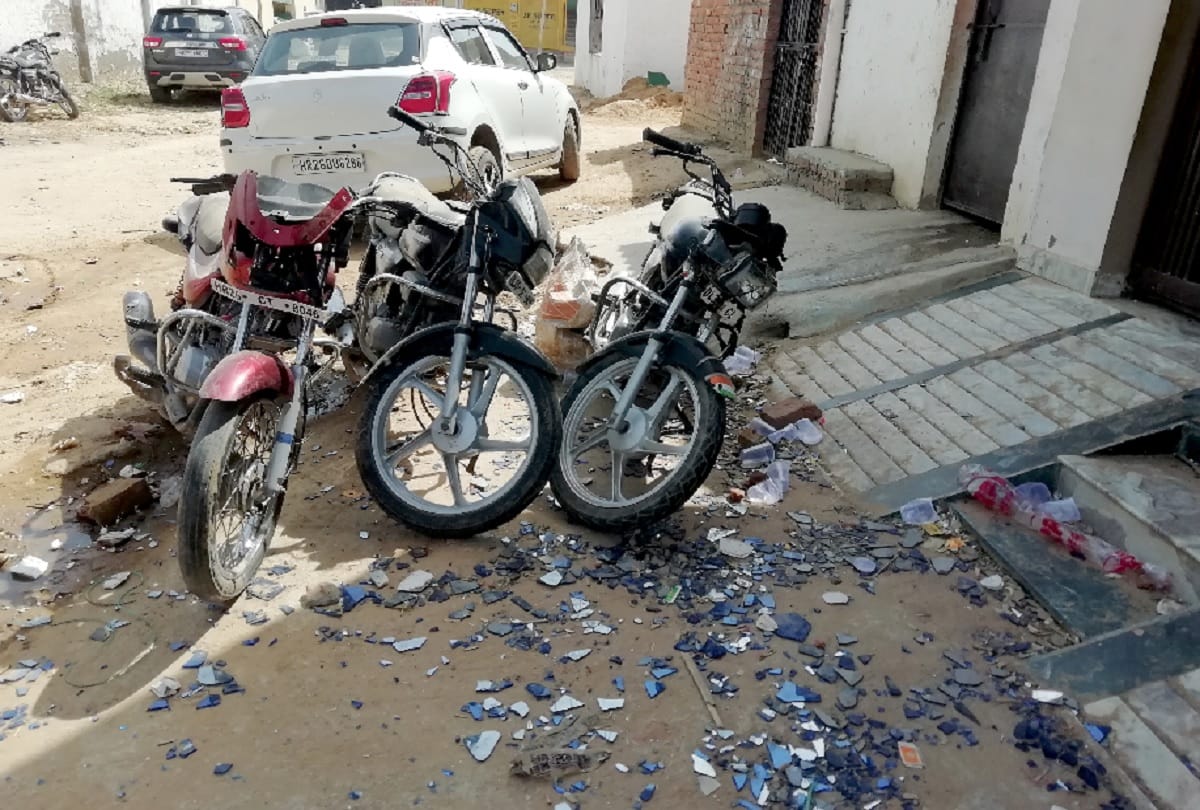 family in terror and tension after hooligans vandalised home on holi day