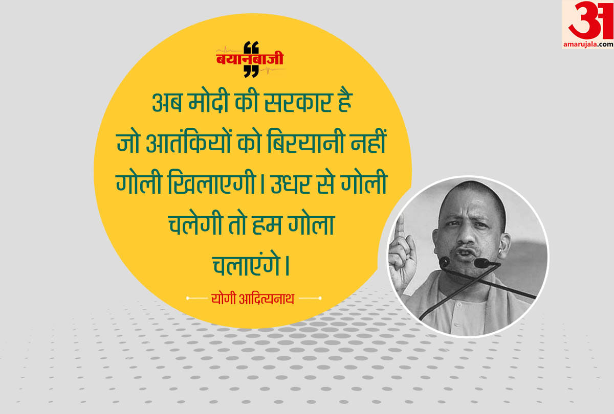 Chief Minister Yogi Adityanath attacked on Congress and SP-BSP alliance