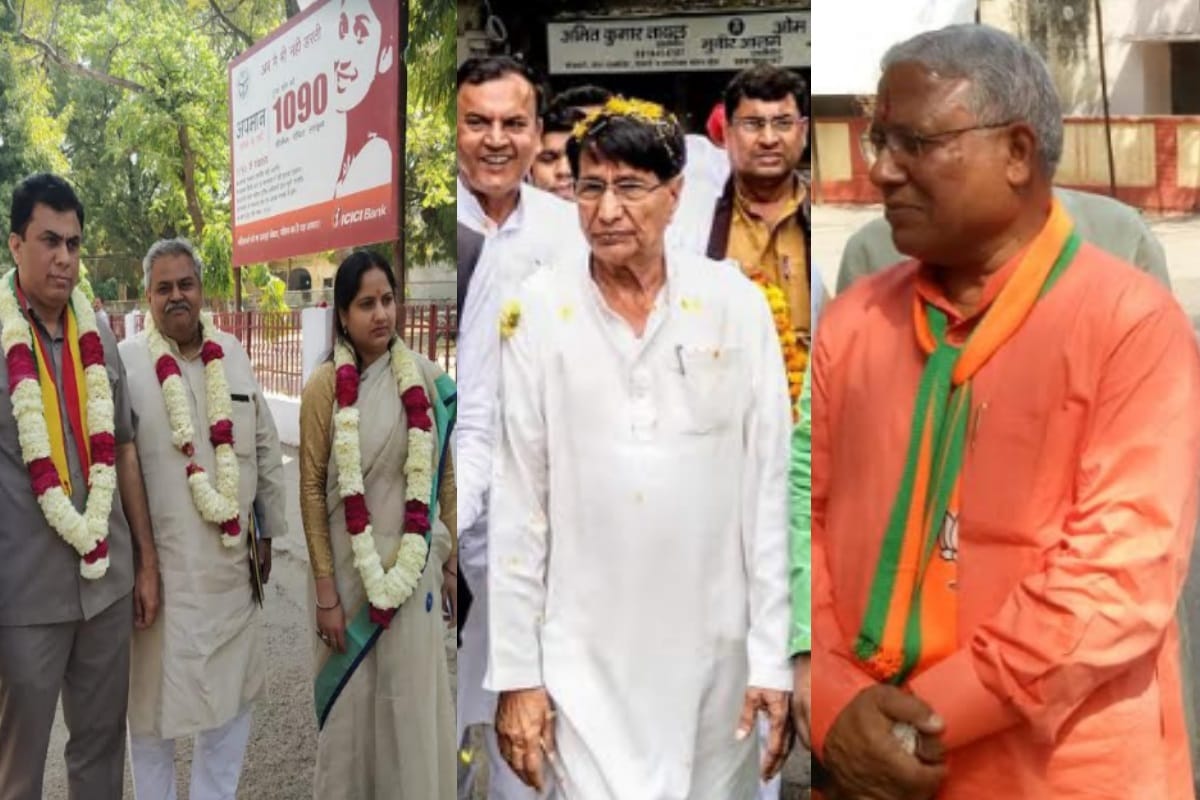 Lok sabha Elections 2019: candidates reach collectorate to deposit nominations