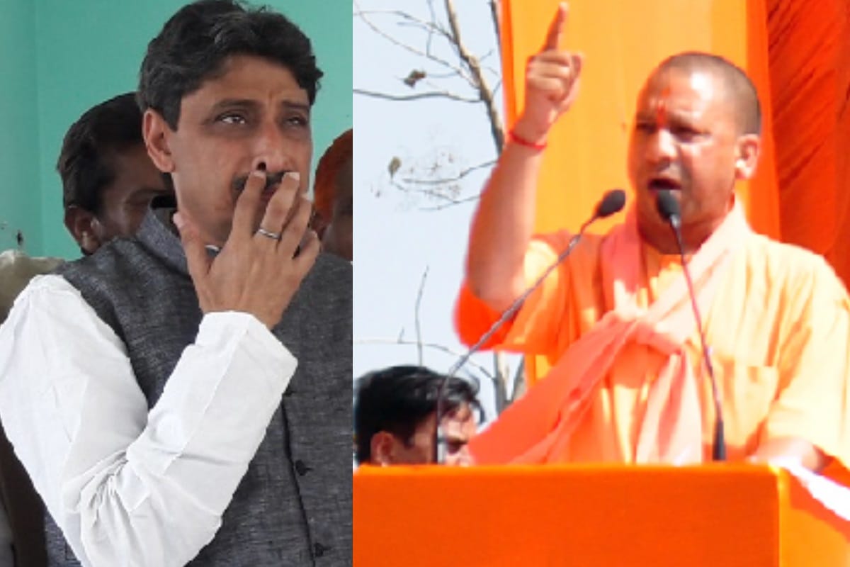 yogi-adityanath indicate  congress candidate imran-masood as ajhar masood in saharanpur
