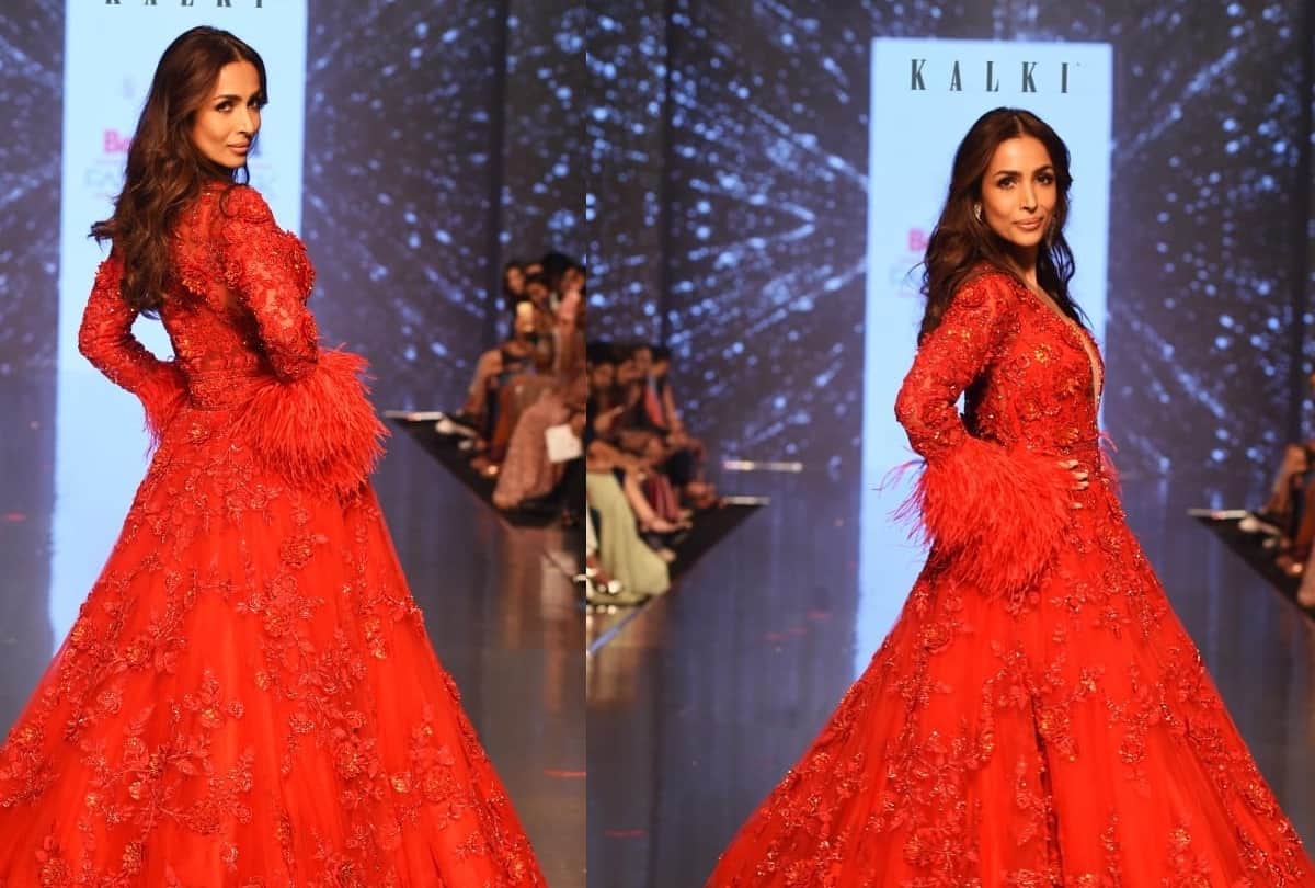 Malaika Arora Khan look drop dead gorgeous in hot red gown