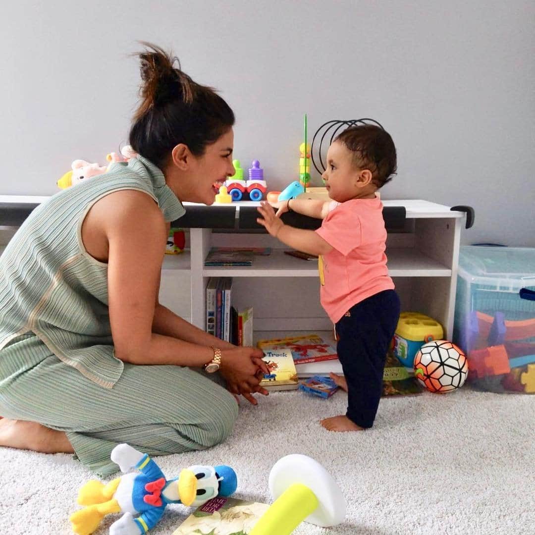 Priyanka Chopra shared a photo with baby during Miami holiday with Nick Jones called him family