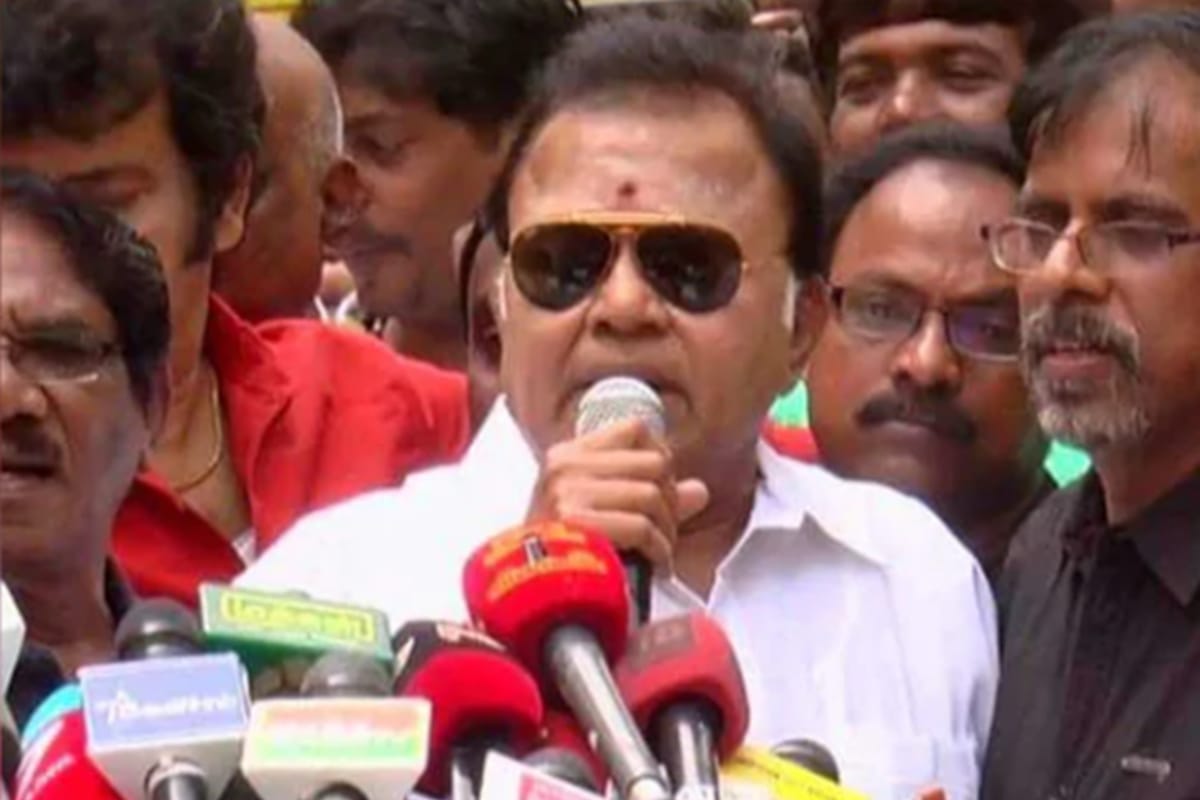 DMK temporarily suspended actor Radha Ravi from the party over derogatory remarks