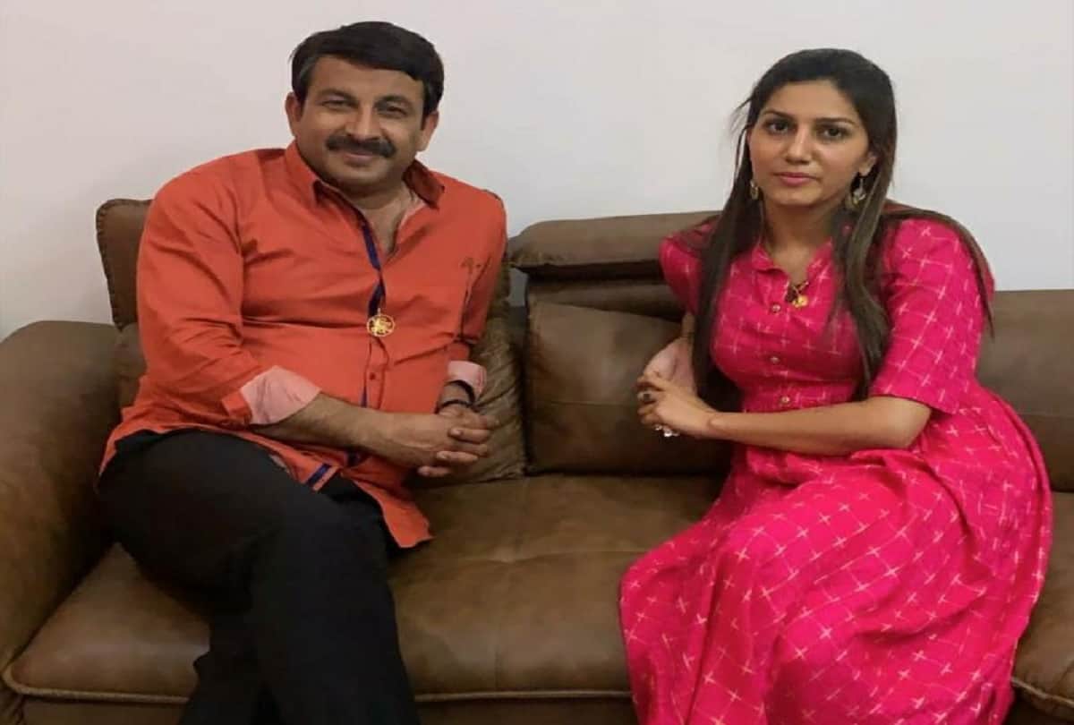 Sapna Chaudhary has meet again delhi bjp president Manoj Tiwari, she may promotion of BJP