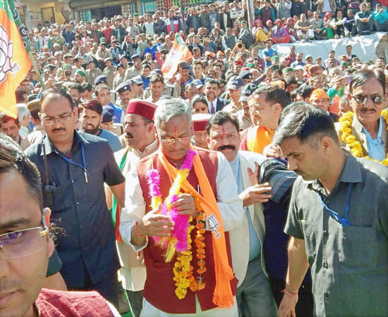 राष्ट्रवाद और परिवारवाद के बीच लड़ा जा रहा चुनाव: त्रिवेंद्र रावत