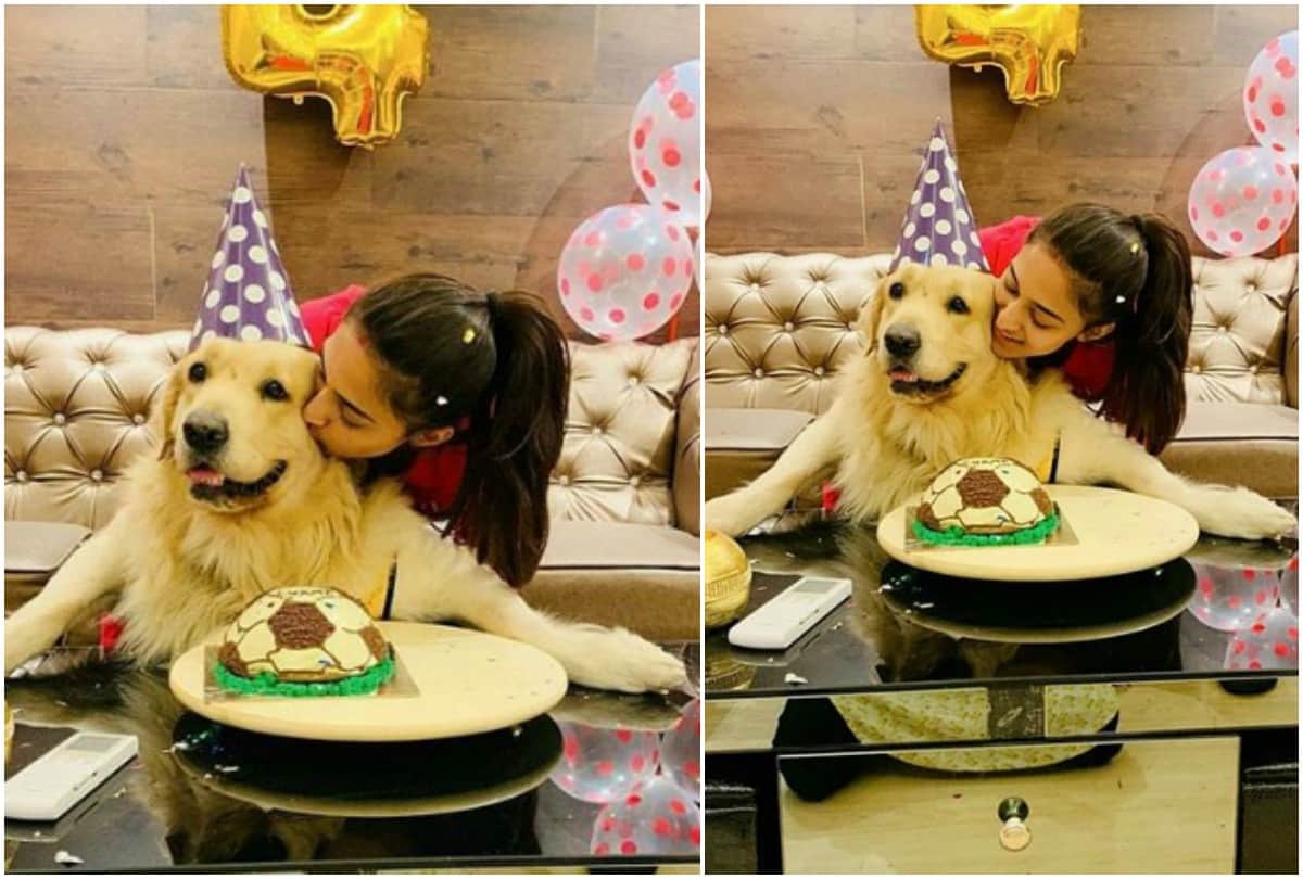 Kasautii Zindagii Kay 2 actress Erica Fernandes celebrates dog champ birthday
