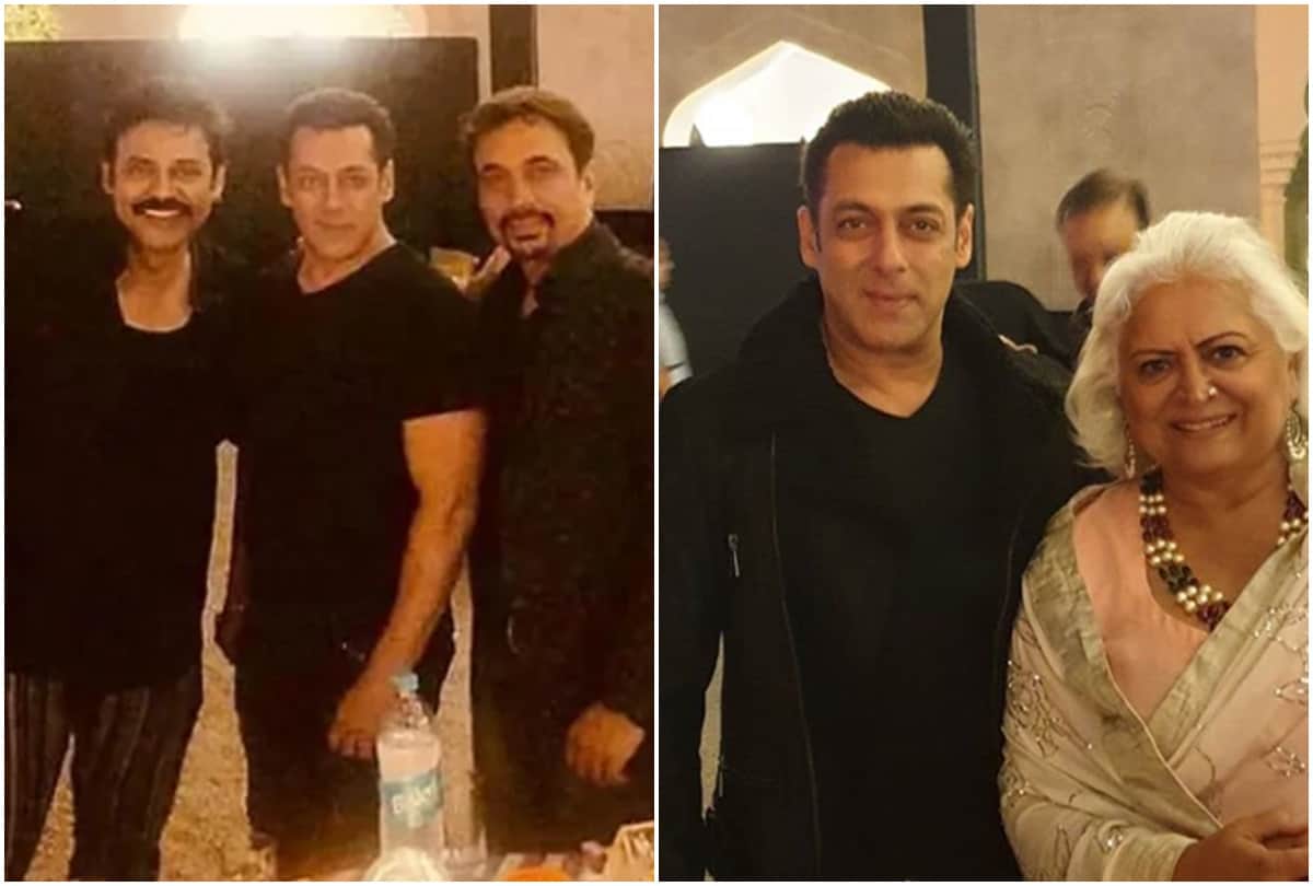 Salman Khan and Venkatesh Daggubati dancing video breaking the internet
