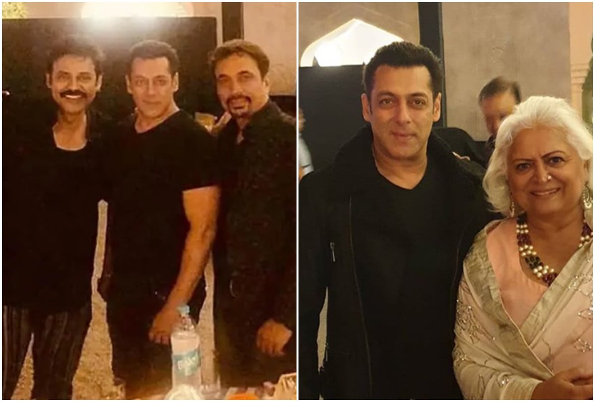 Salman Khan and Venkatesh Daggubati dancing video breaking the internet