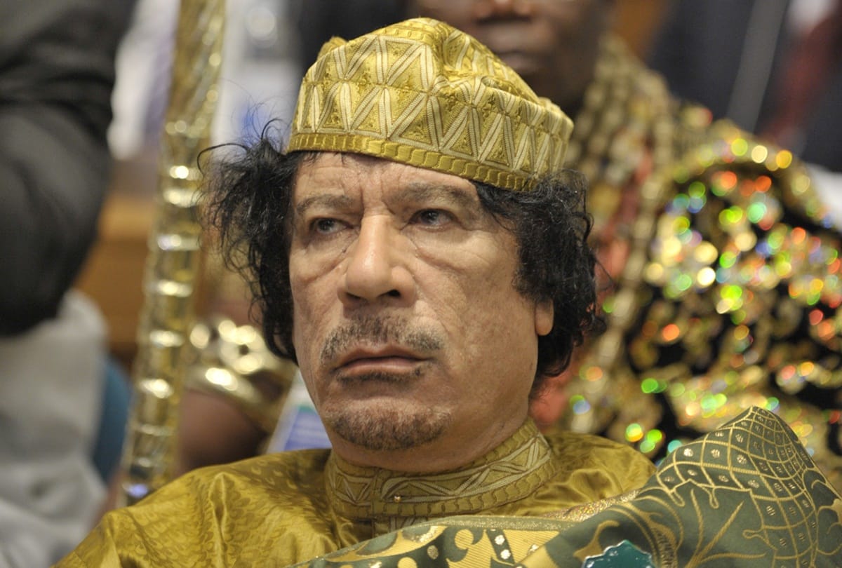Muammar Al Gathafi Dictator of Libya gathafi wrist watch auctioned in Dubai