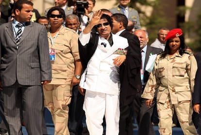 Muammar Al Gathafi Dictator of Libya gathafi wrist watch auctioned in Dubai