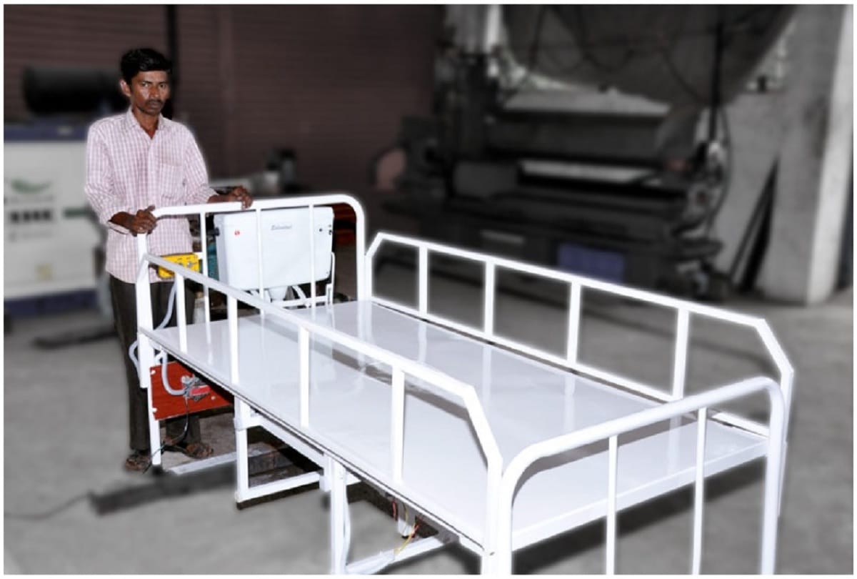 Tamil Nadu Labourer Designs Remote Controlled Toilet-Bed for Bedridden Wife