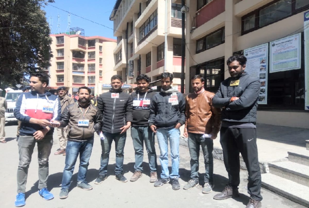 student unions compromised after bloody clash in hpu shimla campus