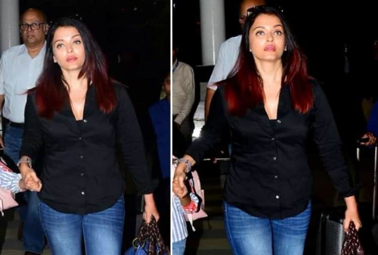 aishwarya rai bachchan returns her goa vacation amitdst pregnency rumours