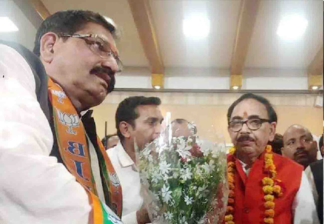 Former MLA Dinesh Mishra joins BJP lok sabha election 2019