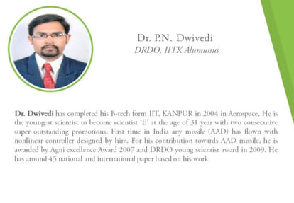 kanpur iit student Dr P D Dwivedi shown route to anti satellite missiles