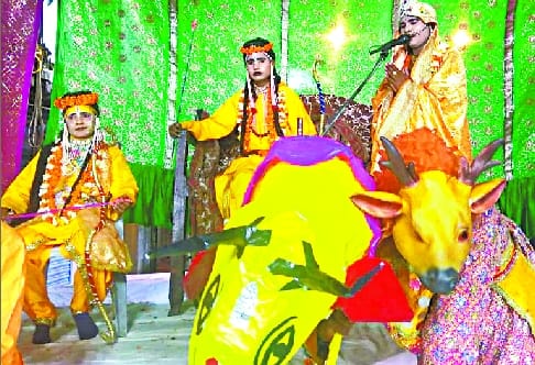 सीताहरण देख भाव विभोर हुए श्रद्धालु