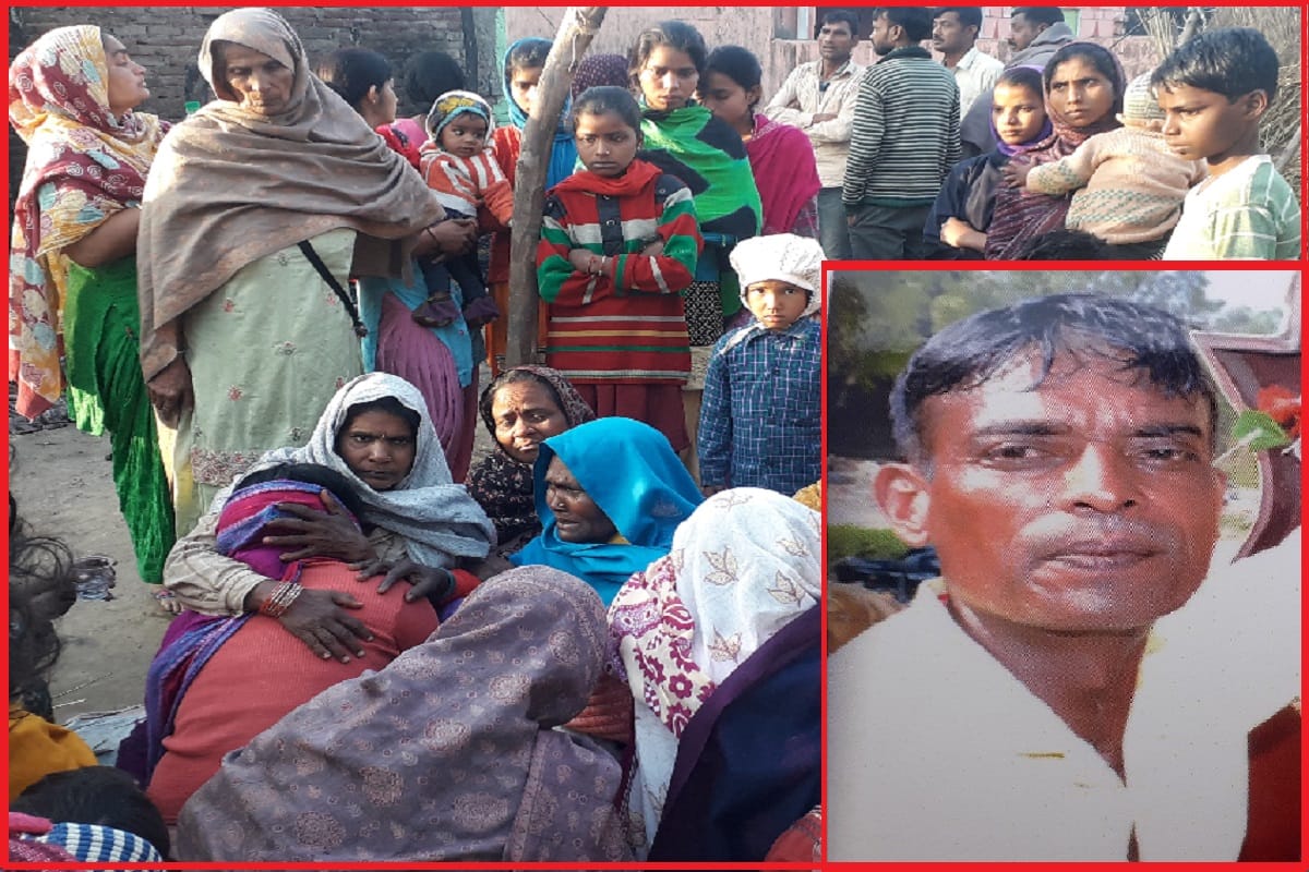 Short circuit got a house fire and the farmer died in Bijnor