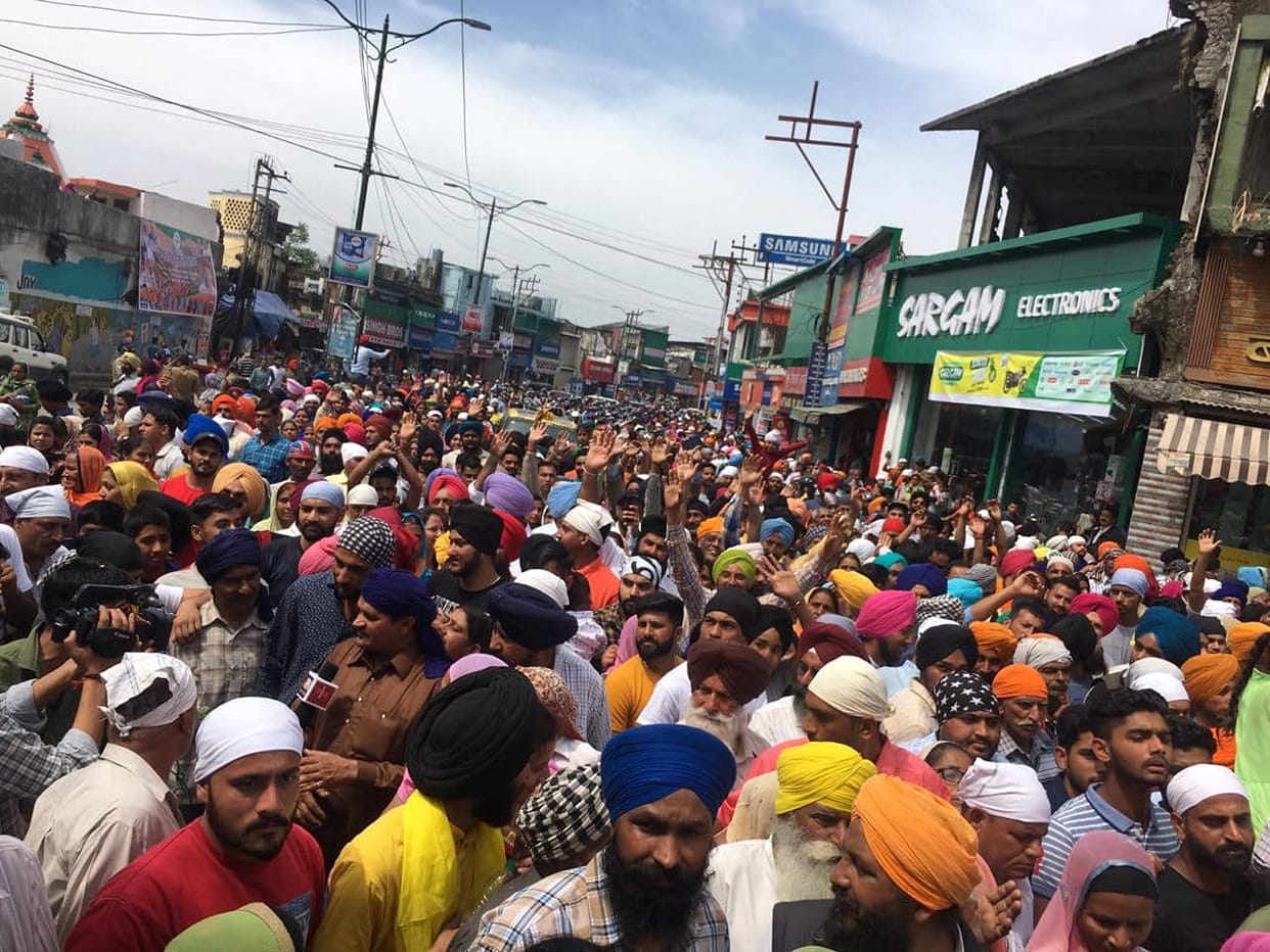 Jhandaji Mela 2019 nagar parikrama in dehradun