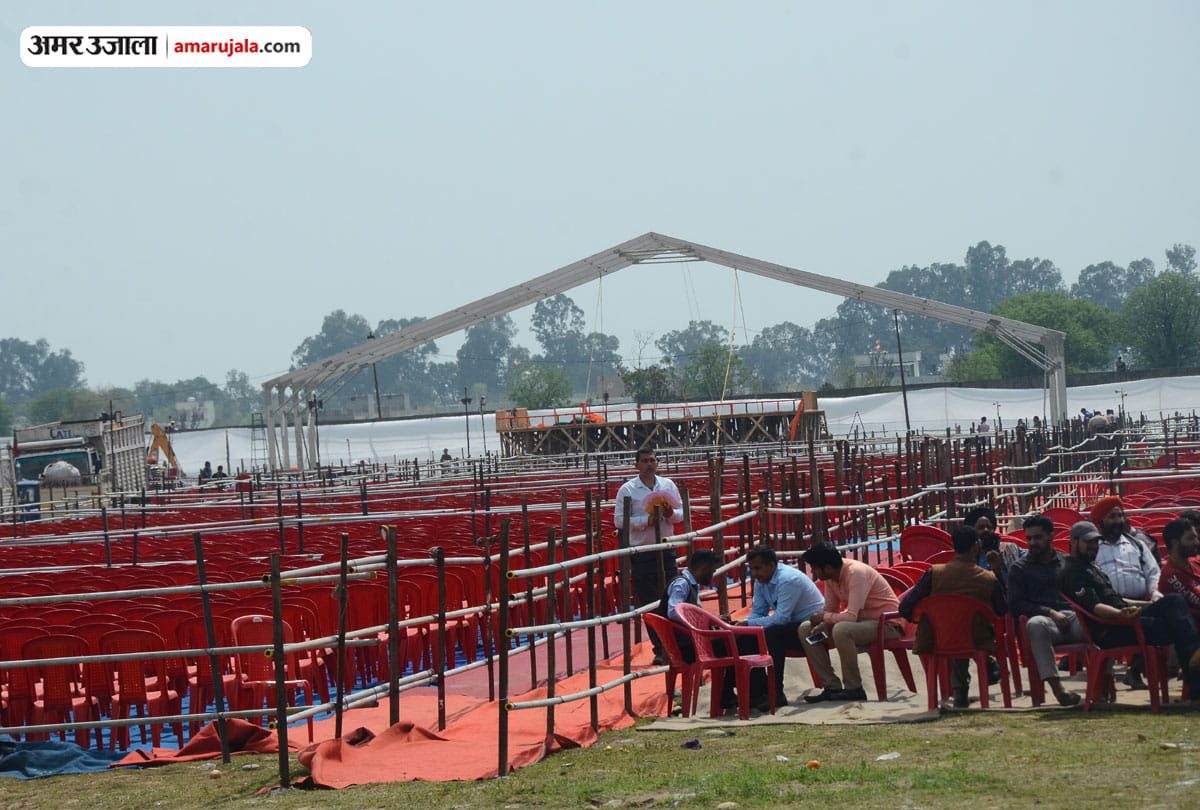 lok sabha election 2019: bjp prepration for pm narendra modi rally in jammu