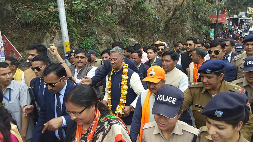 विकास के मुद्दे पर भाजपा लड़ रही चुनाव : सीएम